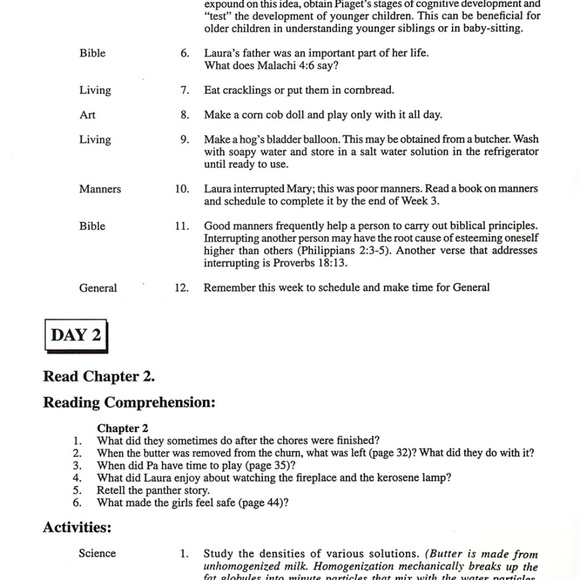 The Prairie Primer, Literature Based Unit Study, Little House Prairie - Picture 12 of 13